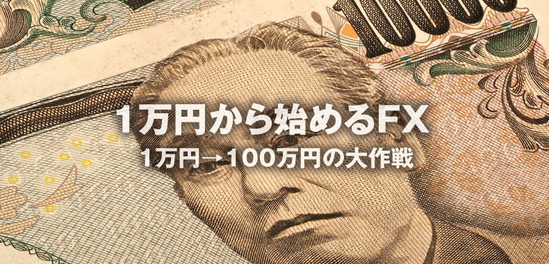 FXで1万円から100万円にする計画